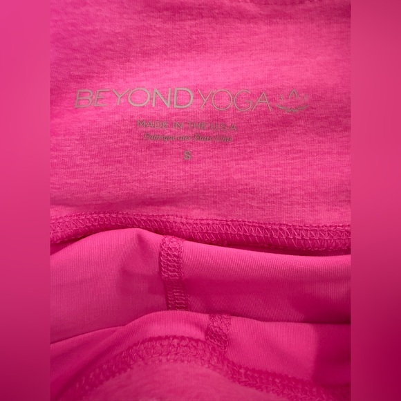 BEYOND YOGA Dare To Flare Skirt Skort in Spacedye Pink Size Small - Picture 6 of 11